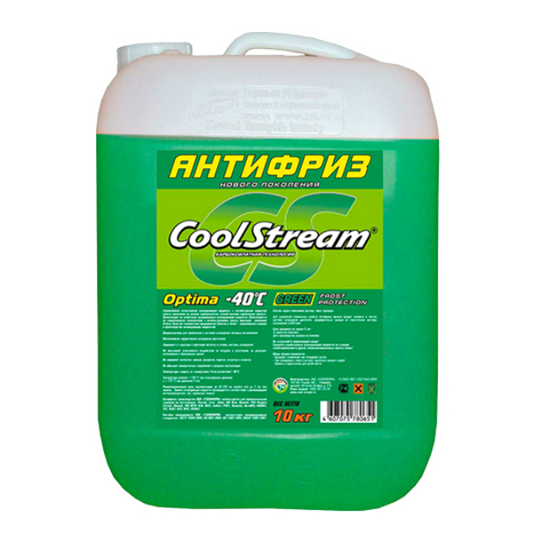 Антифриз "Cool Stream Optima" зел (10кг)